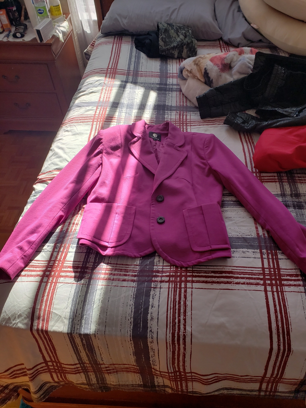 💗 Jessica Fuchsia/Pink Matching Skirt Suit Set 💗